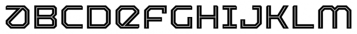 Armadura Inline Font LOWERCASE