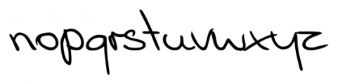 Armand Handwriting Regular Font LOWERCASE