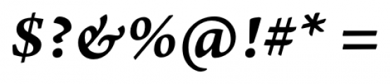 Arno Pro Caption Semibold Italic Font OTHER CHARS