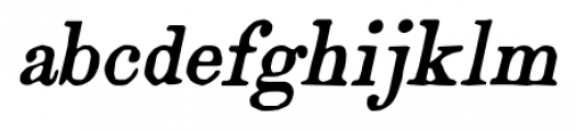 Artful Dodger Italic Font LOWERCASE