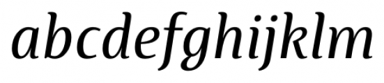 Artigua Italic Font LOWERCASE