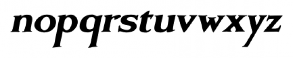 Artimas Black Italic Font LOWERCASE