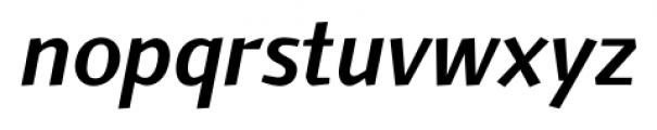ArumSans BoldItalic Font LOWERCASE