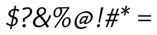 ArumSans RegularItalic Font OTHER CHARS