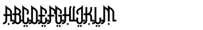 Ar Rasyid Font UPPERCASE