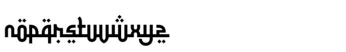 Ar Rasyid Font LOWERCASE