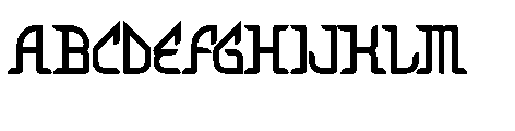 Ar Rihala Font UPPERCASE