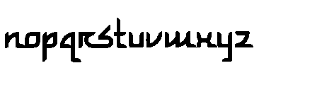 Ar Rihala Font LOWERCASE