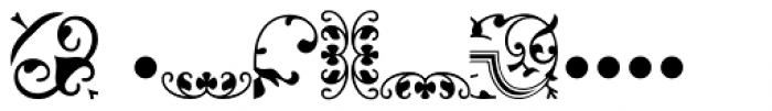 Arabesque Ornaments 2 Font UPPERCASE