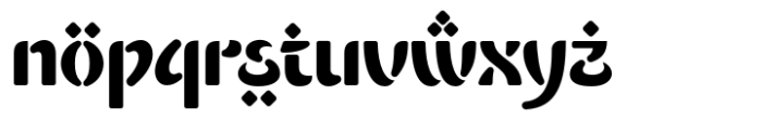 Arabian Font LOWERCASE