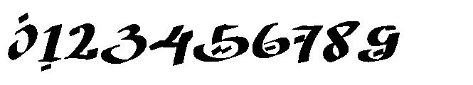 Arabic Qalam Font OTHER CHARS