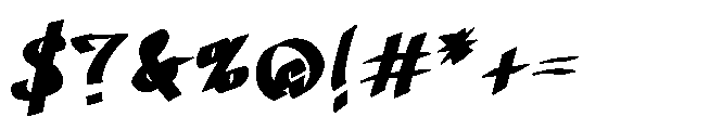 Arabic Qalam Font OTHER CHARS