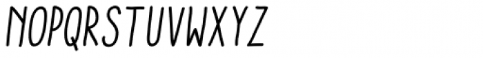 Aracne Soft Condensed Italic Font UPPERCASE