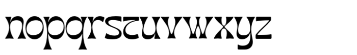 Aradela Display Font LOWERCASE