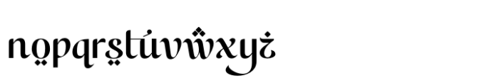 Arafin Font LOWERCASE