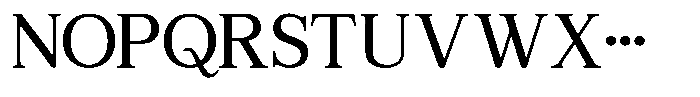 Aragusha Font UPPERCASE