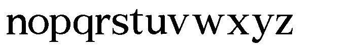 Aragusha Font LOWERCASE