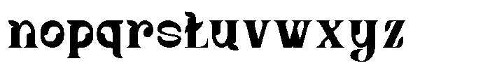 Arakundo Bold Font LOWERCASE