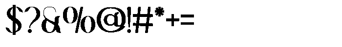 Arakundo Regular Font OTHER CHARS