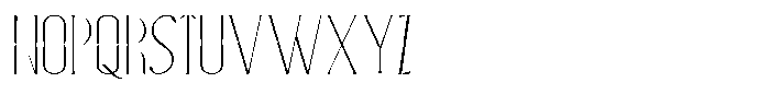 Arakundo Thin Font UPPERCASE