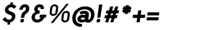 Aramis XBold Italic Font OTHER CHARS
