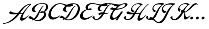 Arando Script Italic Font UPPERCASE