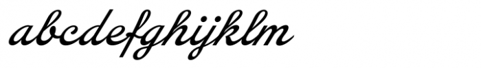 Arando Script Italic Font LOWERCASE