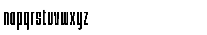 Araneo Condensed Regular Font LOWERCASE