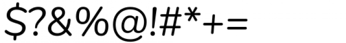 Arantxa Regular Italic Font OTHER CHARS