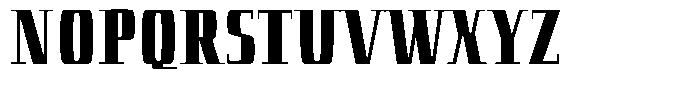 Arany Black Font UPPERCASE