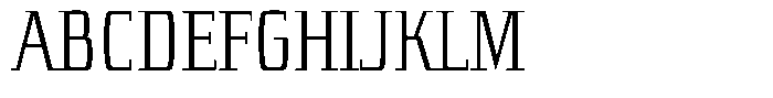 Arany Extralight Font UPPERCASE