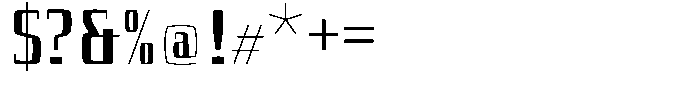 Arany Regular Font OTHER CHARS