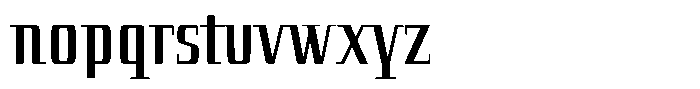 Arany Regular Font LOWERCASE