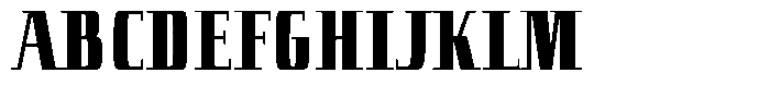 Arany Variable Thin Font UPPERCASE