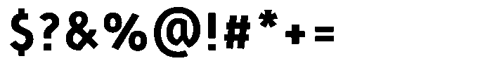 Aras Bold Font OTHER CHARS