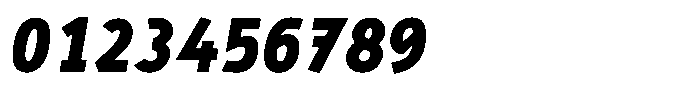 Aras Heavy Italic Font OTHER CHARS