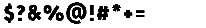 Aras Heavy Font OTHER CHARS