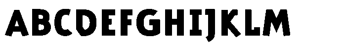 Aras Heavy Font UPPERCASE