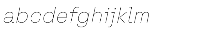 Arasi Thin Italic FONT