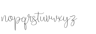Arastla Script Regular Font LOWERCASE