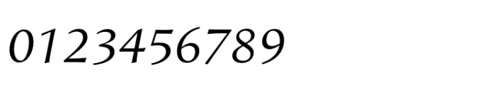 Arastradero Light Italic Font OTHER CHARS