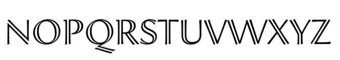 Arastradero Open Font UPPERCASE