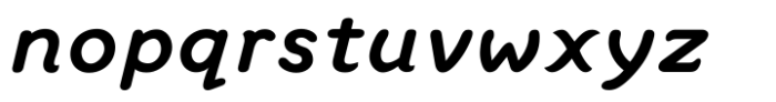 Aravis Bold Italic Font LOWERCASE
