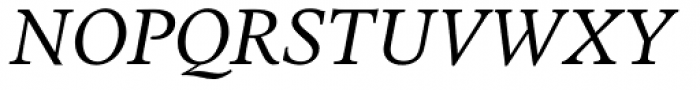 Arbesco DT Book Italic Font UPPERCASE