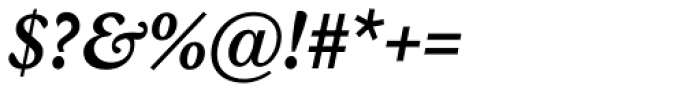 Arbesco DT SemiBold Italic Font OTHER CHARS