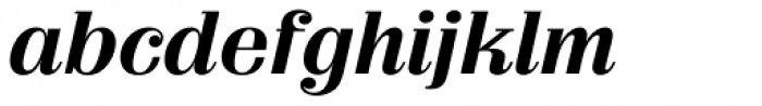 Arbiter BQ Medium Italic Font LOWERCASE