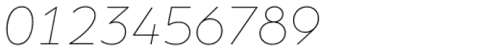 Arboria Thin Italic Font OTHER CHARS