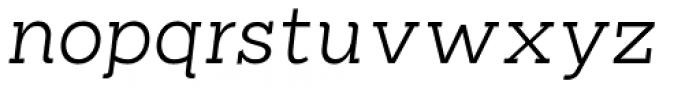 Arbour Light Italic Font LOWERCASE