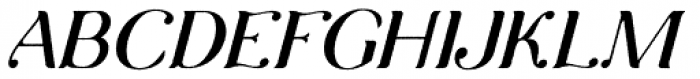 Arc Boutant Italic Rough Font UPPERCASE