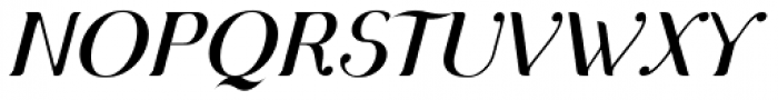 Arc Boutant Italic Font UPPERCASE
